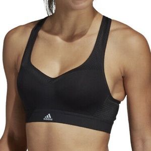 Adidas Black Padded Sports Bra - Sz M